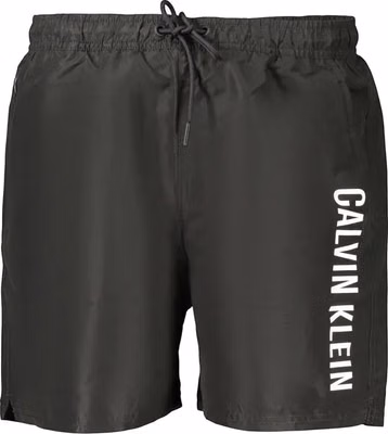 Black Polyester Men's Short