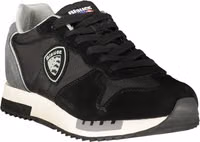 Black Polyurethane Men's Sneaker 2