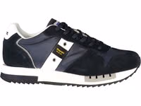 Blue Polyurethane Men's Sneaker 1