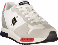 White Polyurethane Mens Sneaker 2