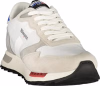 White Polyester Men's Sneaker 2