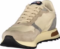 Beige Polyester Mens Sneaker 3