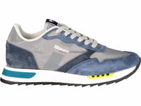 Blue Polyester Men's Sneaker 1