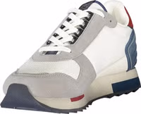 White Polyester Men's Sneaker 3