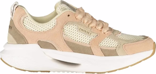 Pink Fabric Women's Sneaker