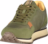 Verde Polyester Mens Sneaker 3