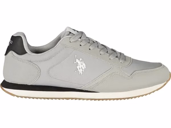 Gray Polyurethane Men's Sneaker