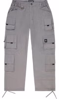 Gray Cotton Cargo Pants 1