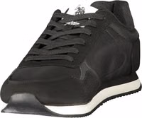 Black Polyurethane Men's Sneaker 3