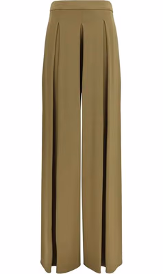 Bicolor Viscose Casual Pants