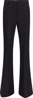 Black Viscose Flared Pants 1