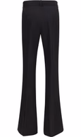 Black Viscose Flared Pants 2
