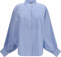 Blue Cotton Pattern Shirt 1