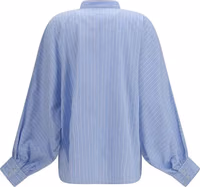 Blue Cotton Pattern Shirt 2