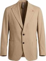 Beige Polyester Two-Piece Suit 3