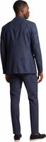 Blue Polyester Two-Piece Suit 2