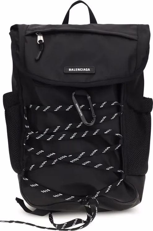 Black Nylon Backpack