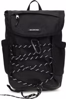 Black Nylon Backpack 1