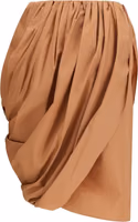 Beige Cotton Midi Skirt 2