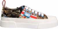 Multicolor Patchwork Low Top Sneakers Shoes 1