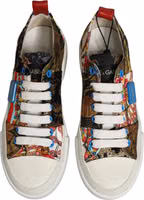 Multicolor Patchwork Low Top Sneakers Shoes 5