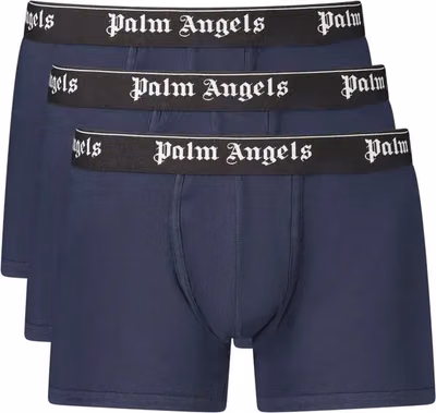 Blue Cotton Men's Boxer