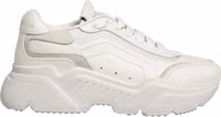 White Leather Daymaster Low Top Sneakers Shoes 1