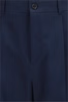 Blue Cotton Casual Pants 3