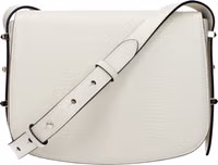 White Leather Crossbody Bag 3