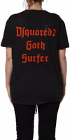 Black Chain Embellished Cotton Short Sleeve T-shirt 1