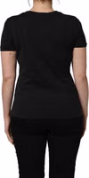 Black Cotton Short-Sleeve Crew Neck T-shirt 1