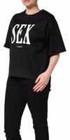 Black Jersey Graphic Short Sleeve Crew Neck T-shirt 5