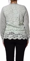 Green ButtonDown LongSleeve Cardigan Sweater 1