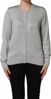 Green ButtonDown LongSleeve Cardigan Sweater 5