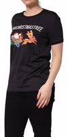 Black #IAMACHRISTMASTREE Print Cotton T-shirt 3