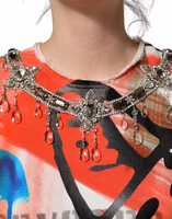 Multicolor Embellished Graffiti Sweatshirt 5