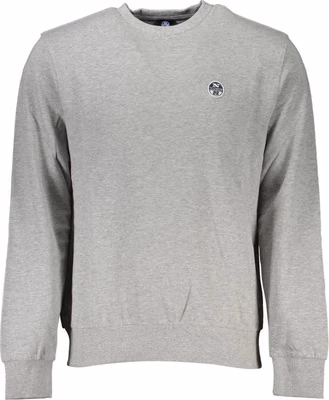 Gray Cotton Men's Sweatshirt
