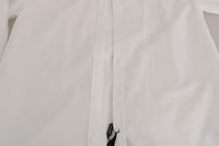 White 100% Cotton GOLD Slim Dress Shirt 5