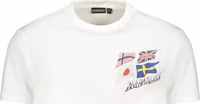 White Cotton Mens T-Shirt 1