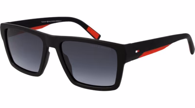 Black Polyamide Sunglasses