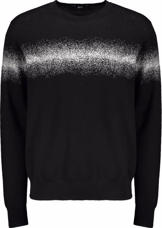 Black Cotton Sweatshirt