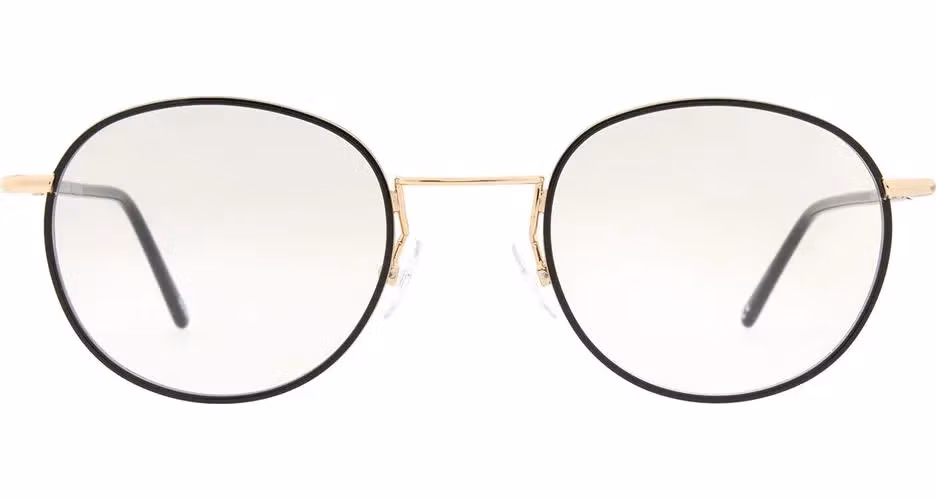 Black Metal Glasses (Frames)