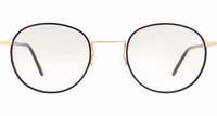 Black Metal Glasses (Frames) 1