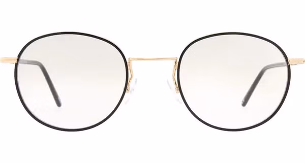 Black Metal Glasses (Frames)