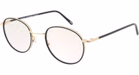 Black Metal Glasses (Frames) 2