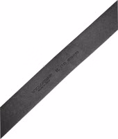 Black Leather Prince Crown Logo Buckle Belt 1