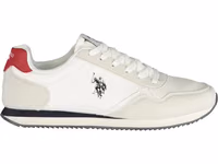 White Polyurethane Men's Sneaker 1