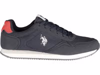 Blue Polyurethane Men's Sneaker 1