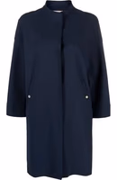 Blue Elastane Coat 1