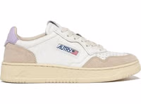 White Leather Low Top Sneakers 1